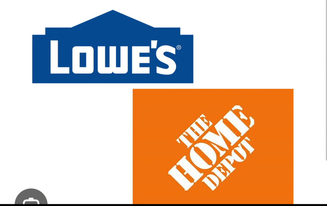 $300 Lowe’s Or Home Depot GC S/N 33641