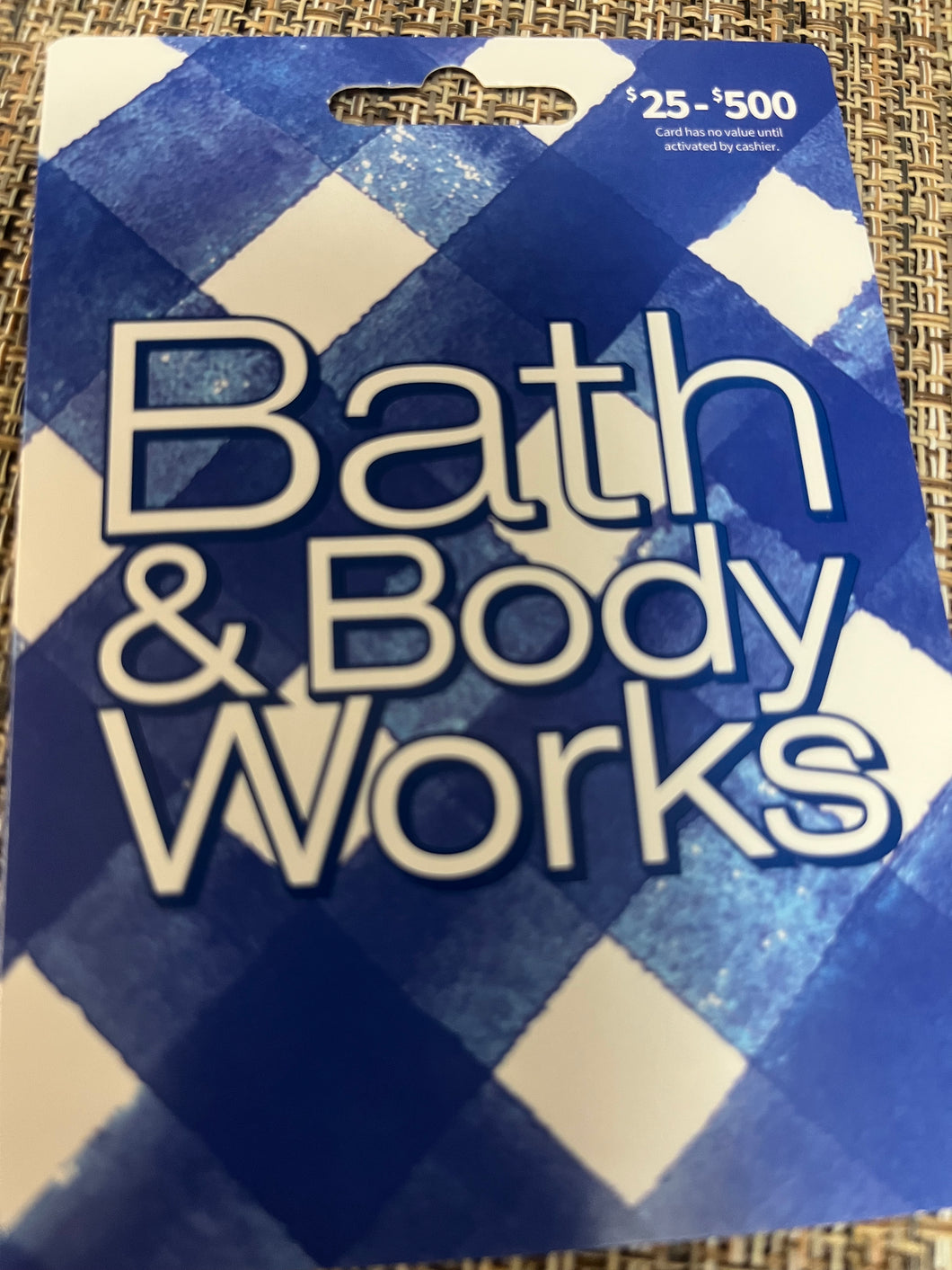 $75 Bath & Body Works GC #3 S/N 52227